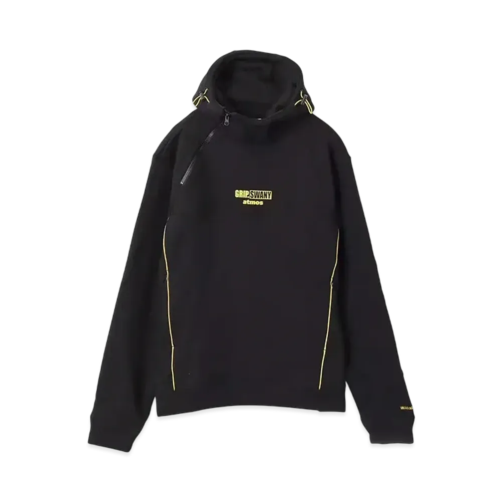 atmos x GRIP SWANY Ninja Hooded Sweatshirt "Black"