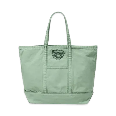 HUMAN MADE Garment Dyed Tote Bag "Green"