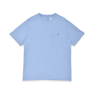 Polo Ralph Lauren Cotton Jersey Pocket T-Shirt "Light Blue"