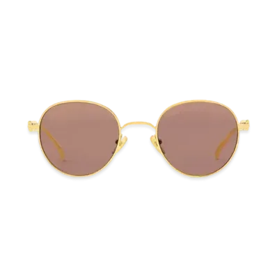 Louis Vuitton My LV Chain Small Round Sunglasses "Brown"