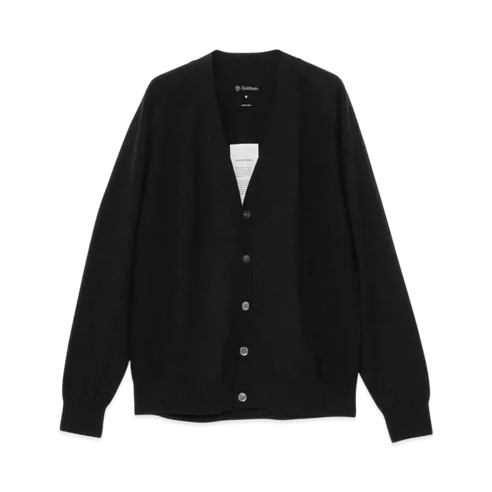 Goldwin Wool x Brewed Protein Whole Garment Cardigan (Unisex) "Black"