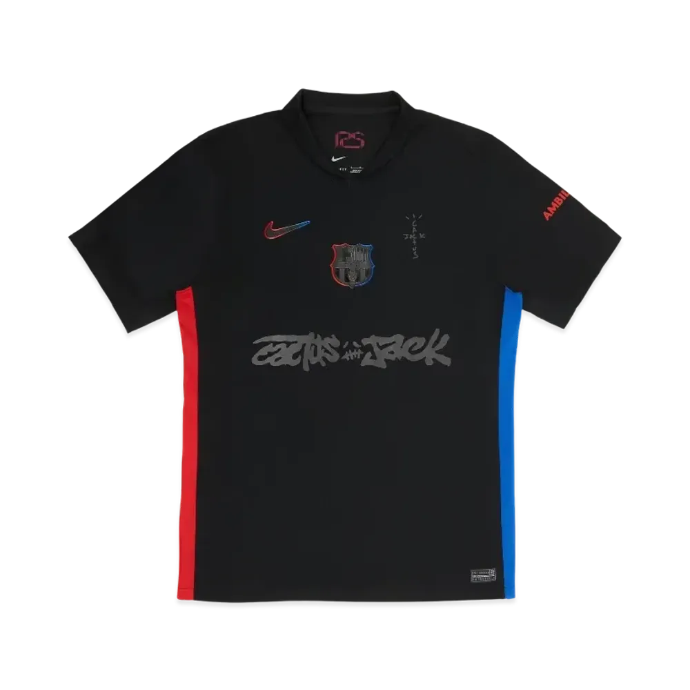 Travis Scott Cactus Jack x FC Barcelona 2024/25 Match Away x Cactus Jack Jersey "Black"