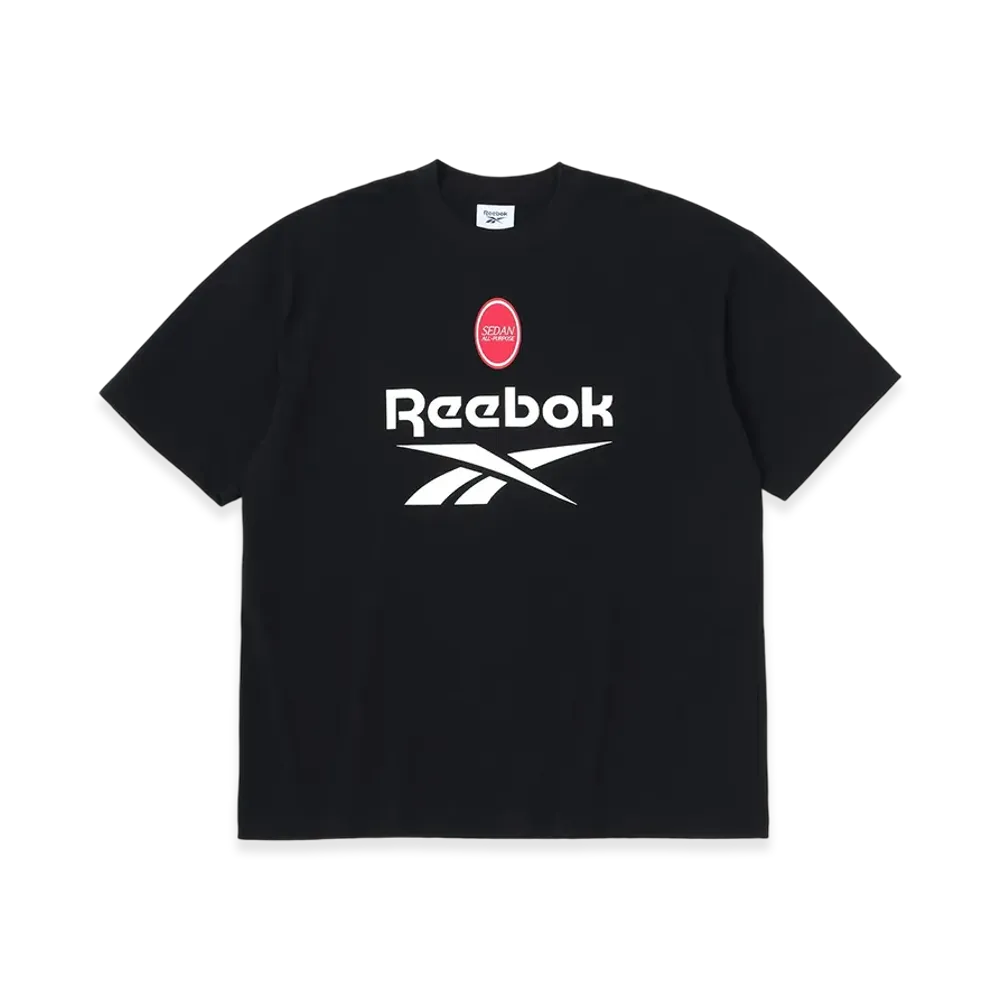 SEDAN ALL-PURPOSE x Reebok Vector Logo S/S Tee "Black"