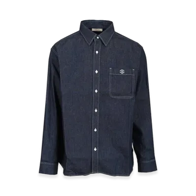 CELINE Loose-Fit Denim Shirt "Blue"