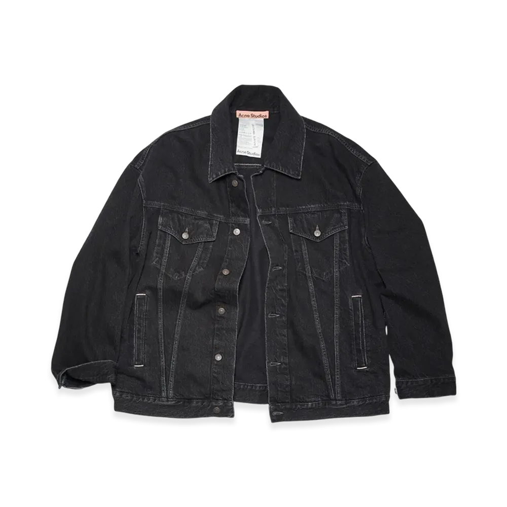 Acne Studios Loose Fit Denim Jacket "Black"