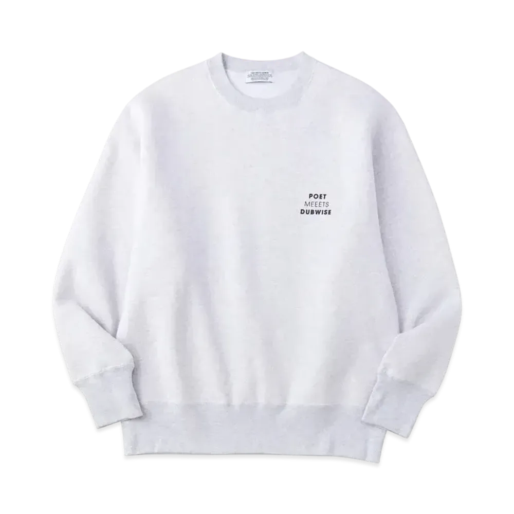 POET MEETS DUBWISE PMD Logo OP Sweat "Ash Grey"