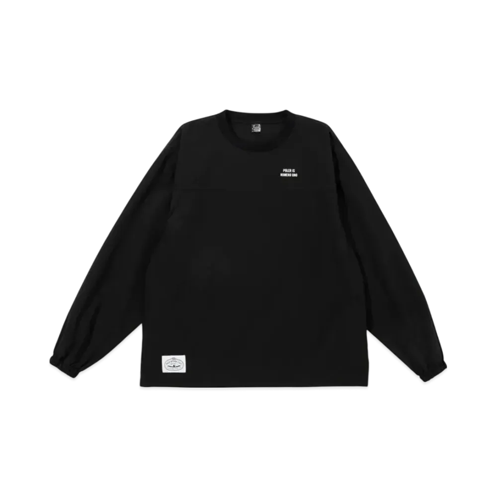 POLeR LS Tee Crew Neck Nylon "Black"