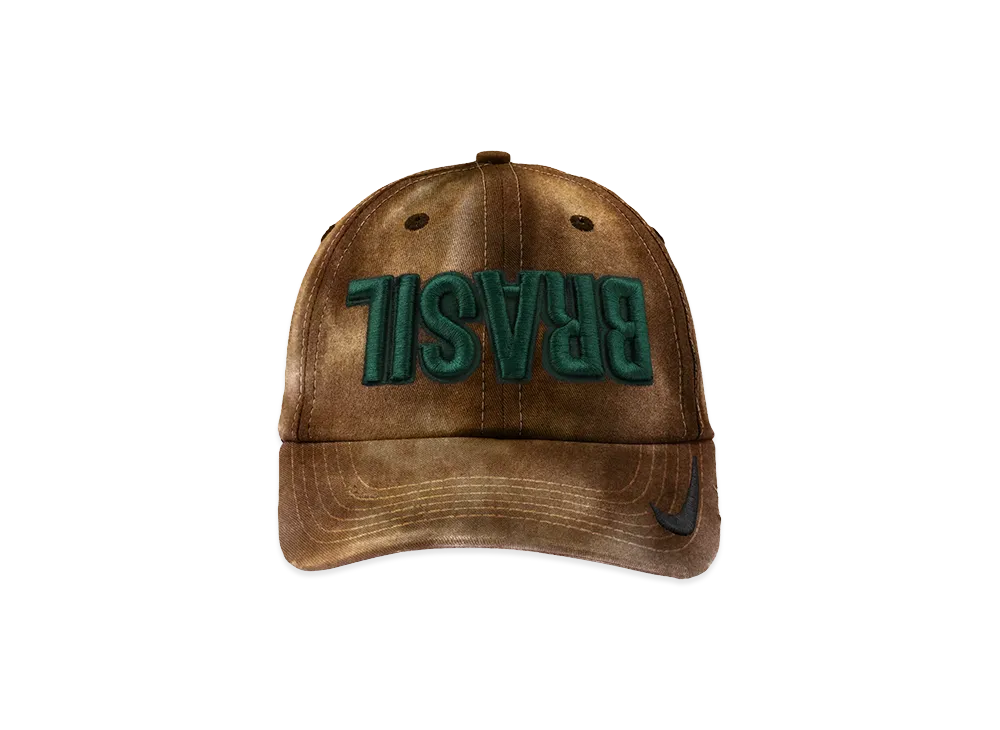 Travis Scott Cactus Jack x Nike Brasil Distressed Total 90 Hat "Brown"