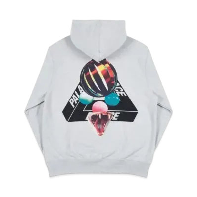 PALACE Sans Ferg Hood "Grey Marl"