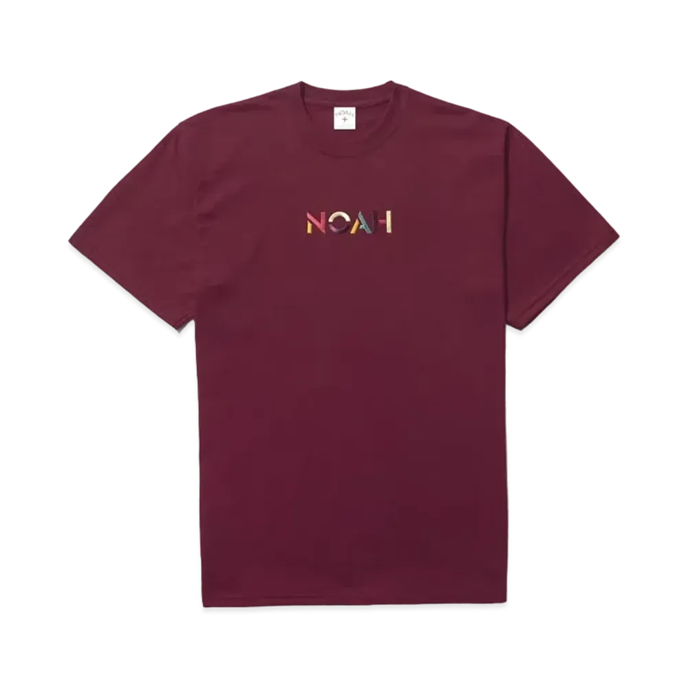 Noah Sign Tee "Maroon"