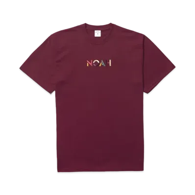 Noah Sign Tee "Maroon"
