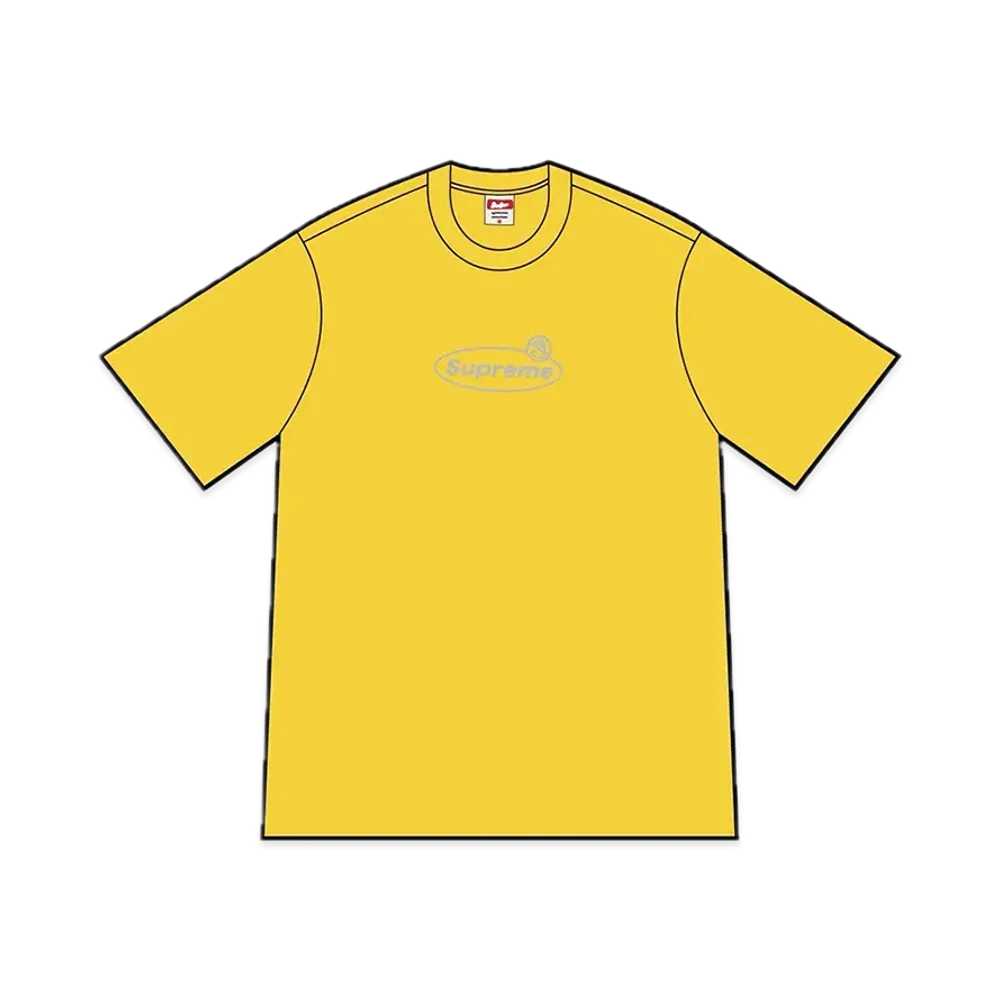 シュプリーム ウォーニング Tシャツ "イエロー"