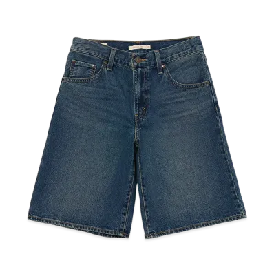 Levi's Baggy Dad Jeans Short "Dark Indigo"