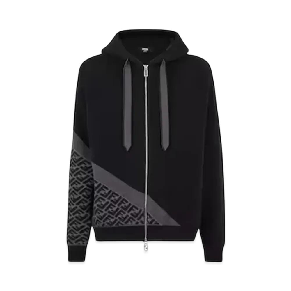 FENDI Men's Cashmere Sweatshirt "Black"