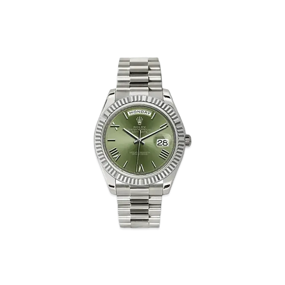 ROLEX Day-Date 40 Olive Green Dial 228239