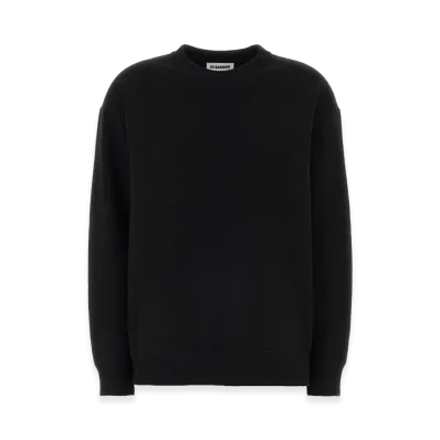 Jil Sander Women's Cotton Sweatshirt "Black"