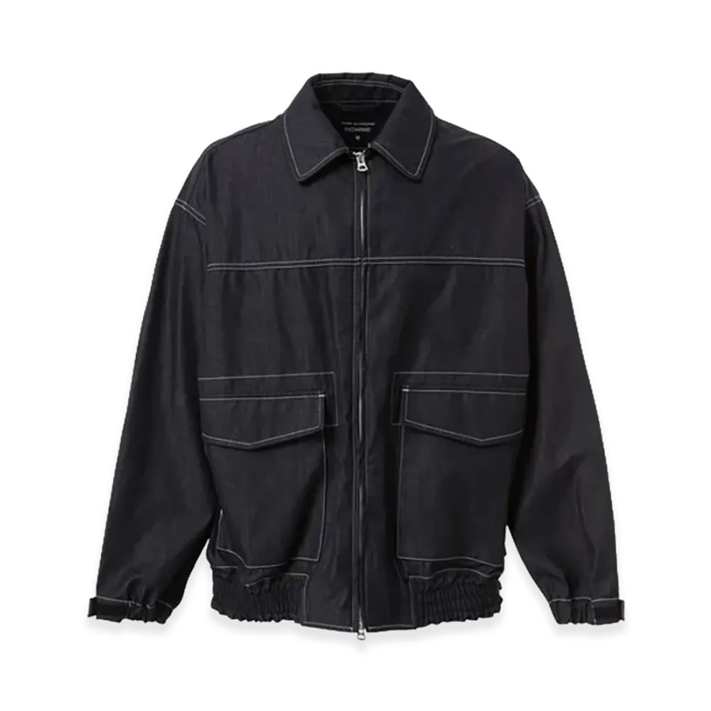 COMME des GARCONS HOMME Light-Ounce Cotton Denim Blouson "Navy"