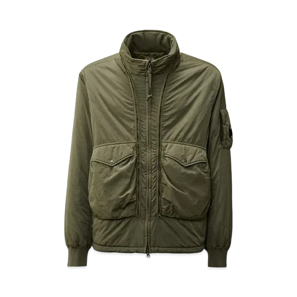 C.P Company Chrome-R Body Zippers Padded Jacket "Grape Leaf"