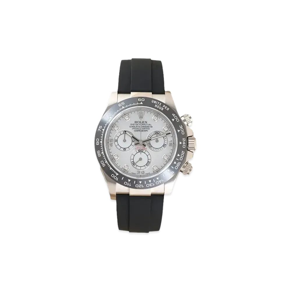 ROLEX Cosmograph Daytona 8P Diamonds "White Shell/" 116519LNNG