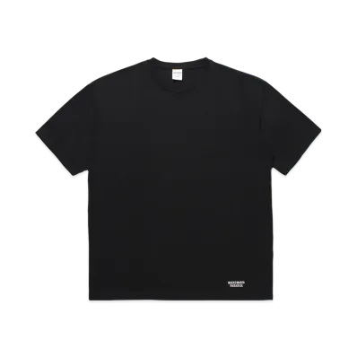 WACKO MARIA Washed Heavy Weight Color T-Shirt "Black"