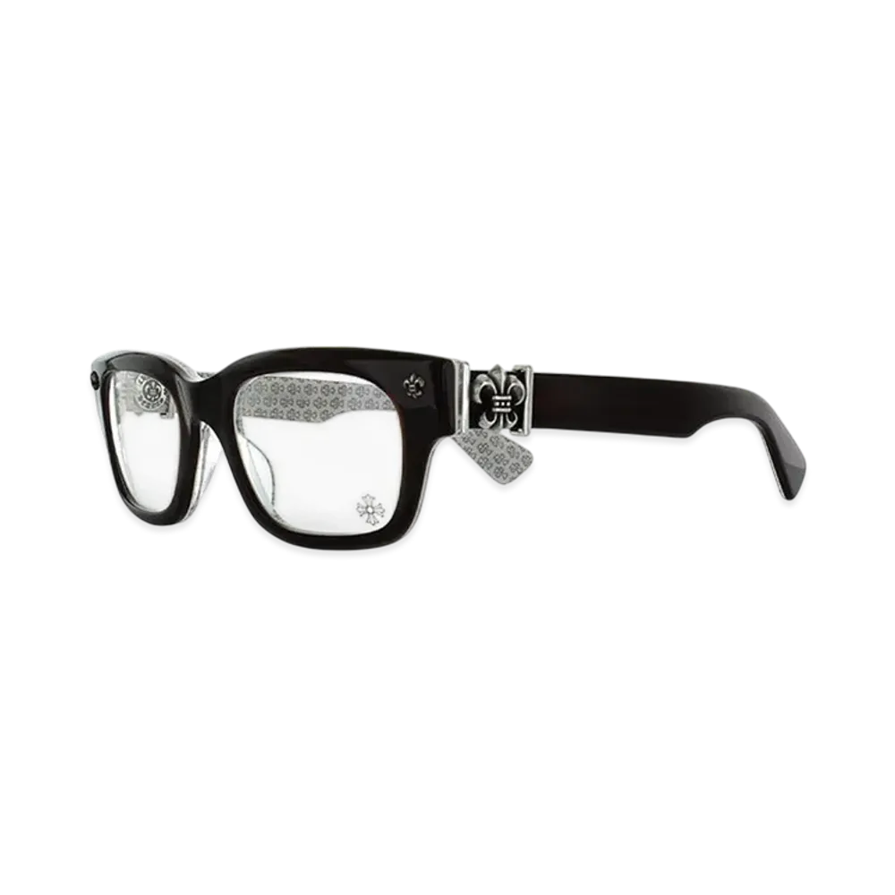 Chrome Hearts BANGADANG II 52 Coco White Cross Wellington "Black"