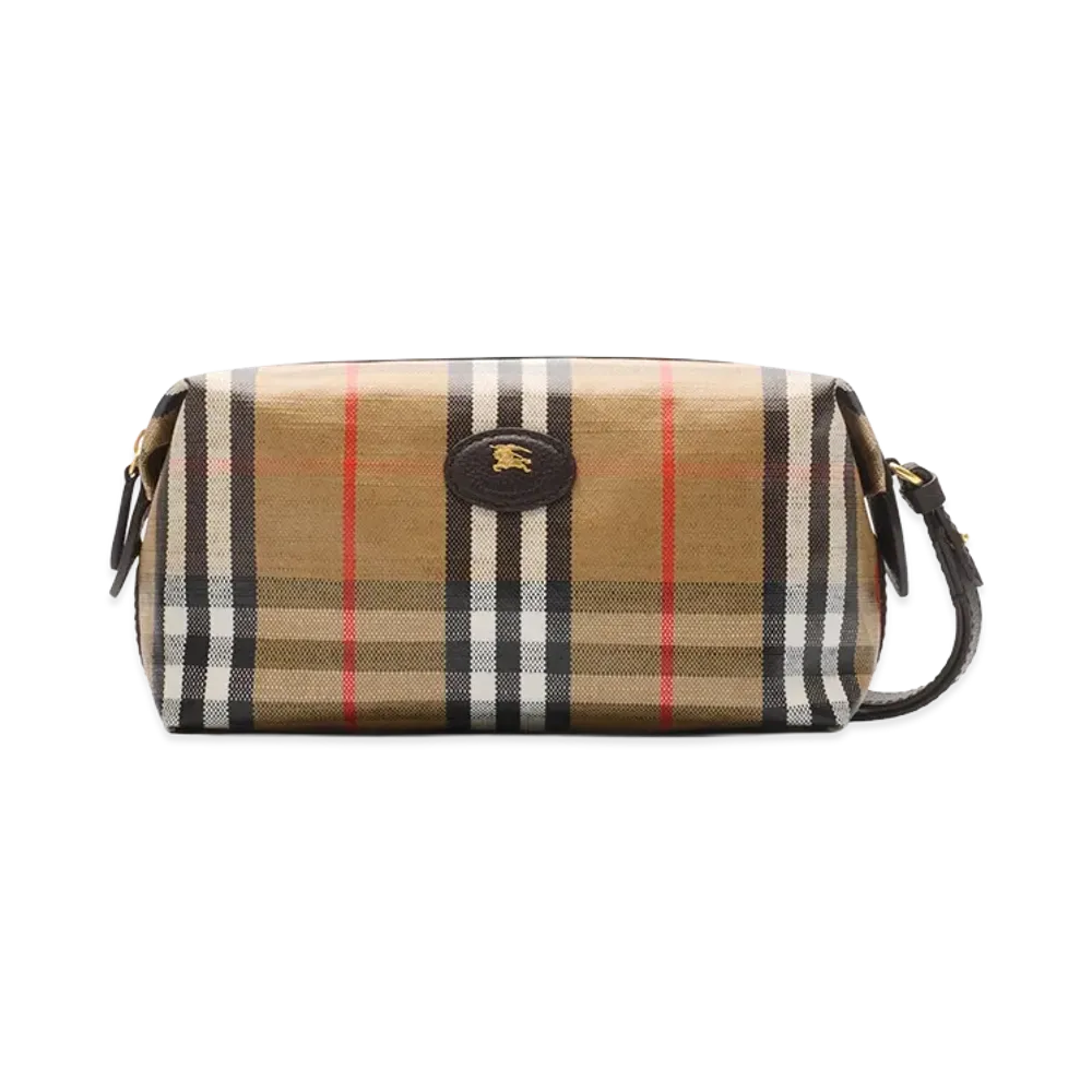 Burberry Highland Travel Pouch "Sand Beige"