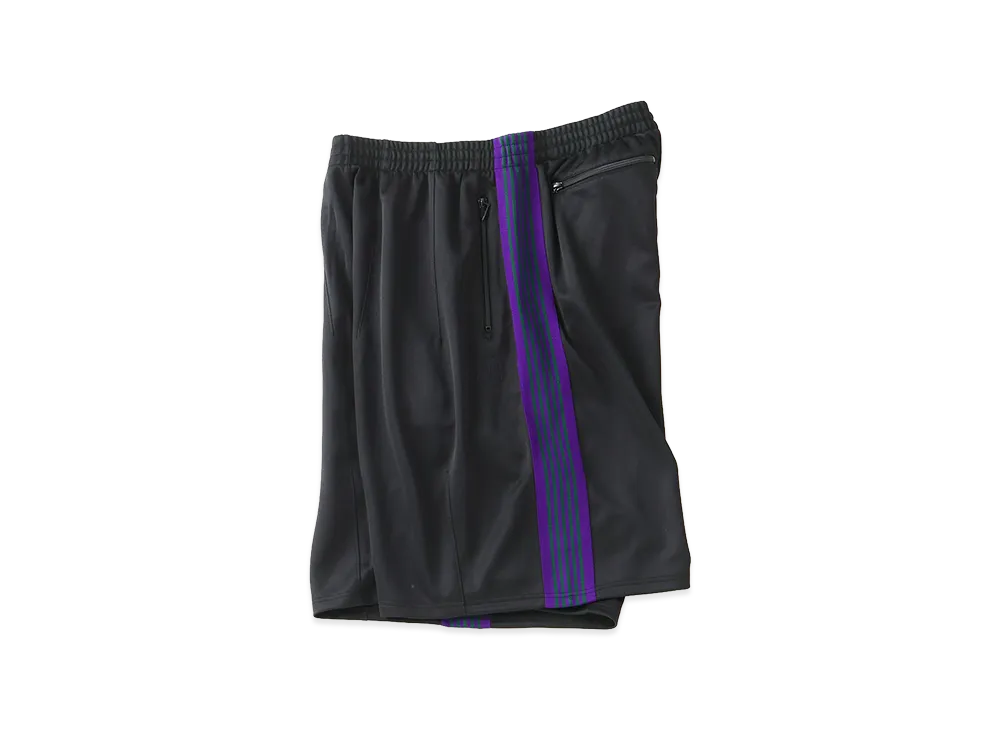 NEEDLES x JOINT WORKS H.D. Track Short - Poly Smoot "Black"
