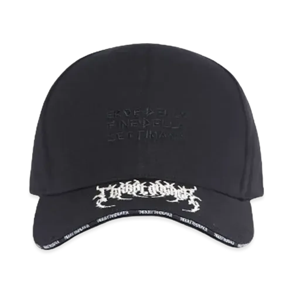 T.C.R BY TOUCHER WEEKEND HERO 6PANEL STRAP BACK LOW CAP "BLACK"
