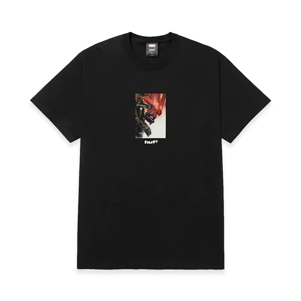 HUF x Marvel Spider-Man Lookout Tee "Black"