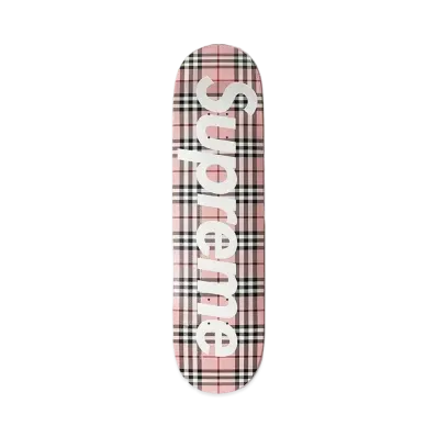 Supreme x Burberry Skateboard "Pink"