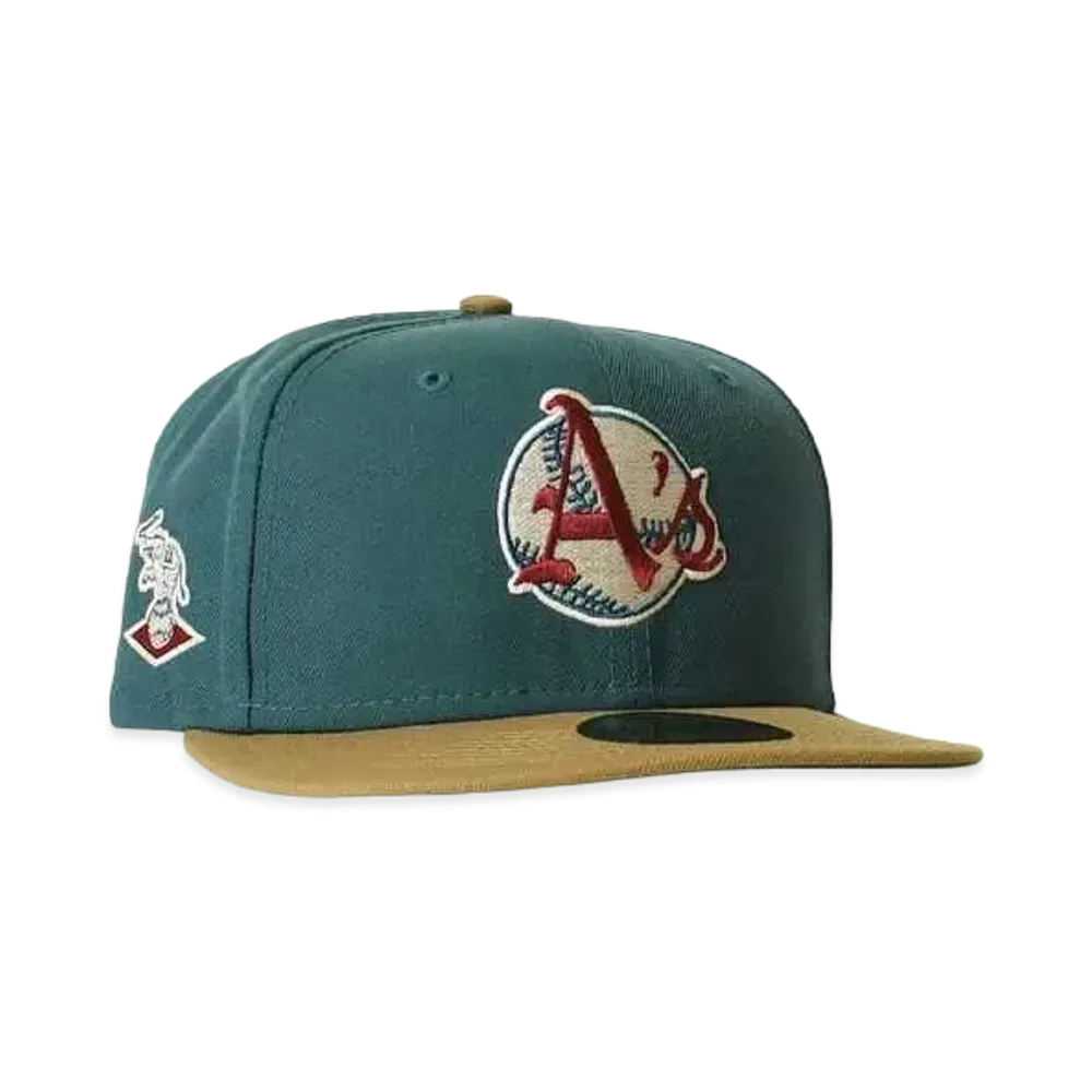 NEW ERA Kansas city Athletics elephant patch "AQUA×KHAKI"