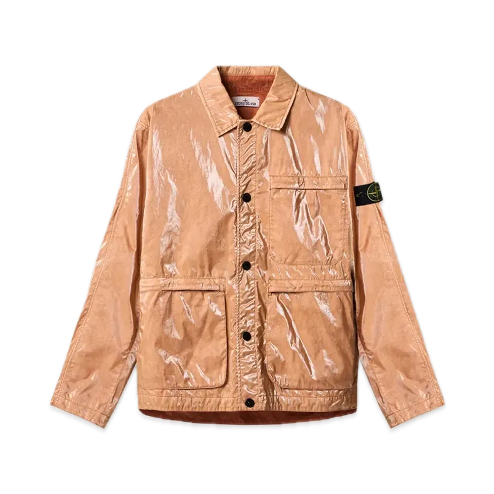 Stone Island 4100065 Mussola Prismatica Pietra "Sienna Brown"
