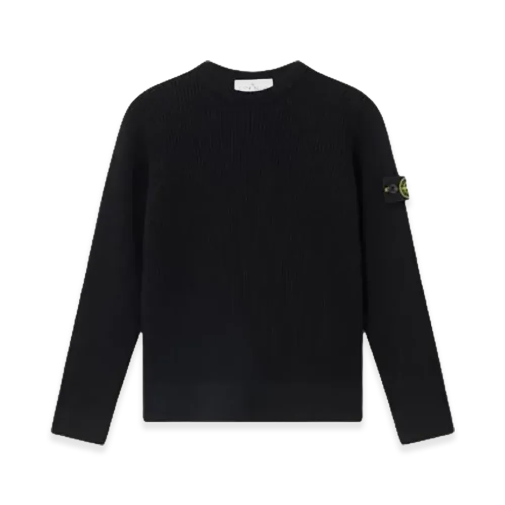 Stone Island Kids Sweaters "Black"