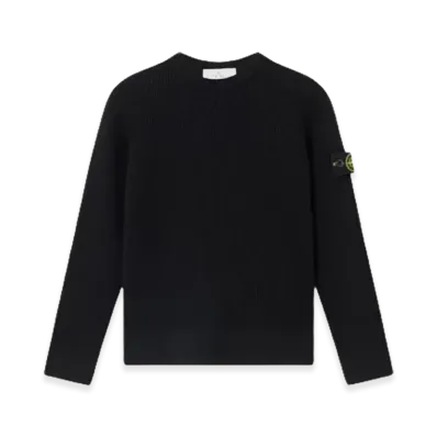 Stone Island Kids Sweaters "Black"