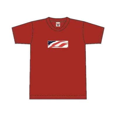 Supreme Patriot Box Logo Tee "Red"