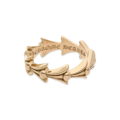 Chrome Hearts 22K Cross Tail Ring "Yellow Gold"