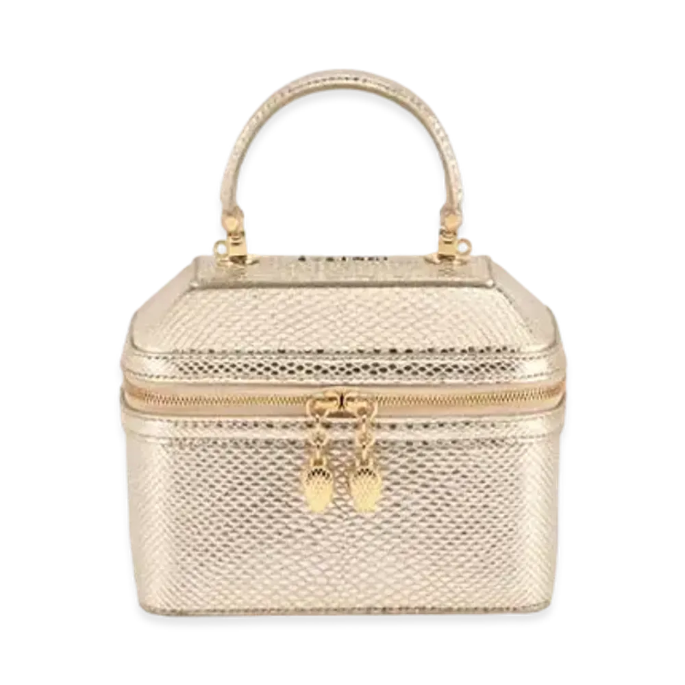 BVLGARI Serpenti Forever Jewelry Box "Light Gold"