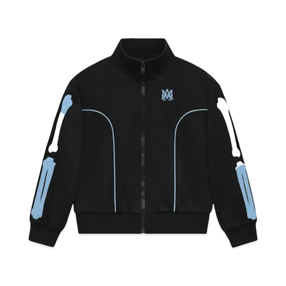 AMIRI Kids' Bones Track Jacket "Black"