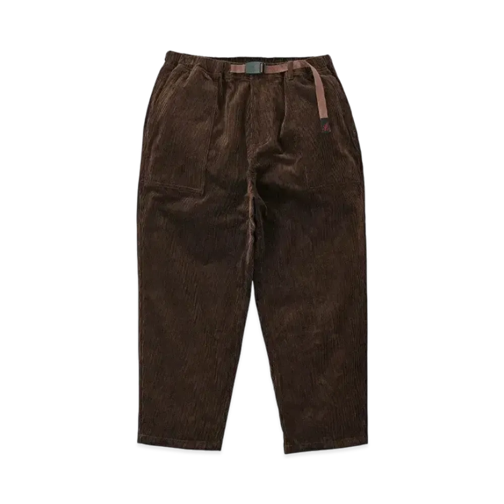 GRAMICCI Corduroy Loose Tapered Pants "Dark Brown"