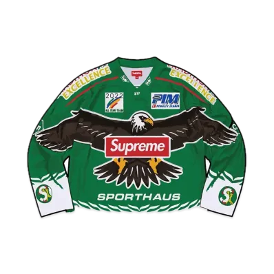 Supreme Eagle Moto Jersey "Green"