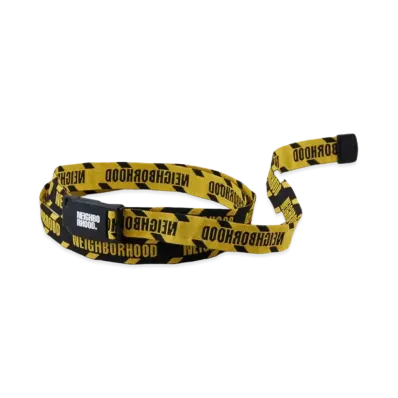 NEIGHBORHOOD Jacquard Belt "Yellow"
