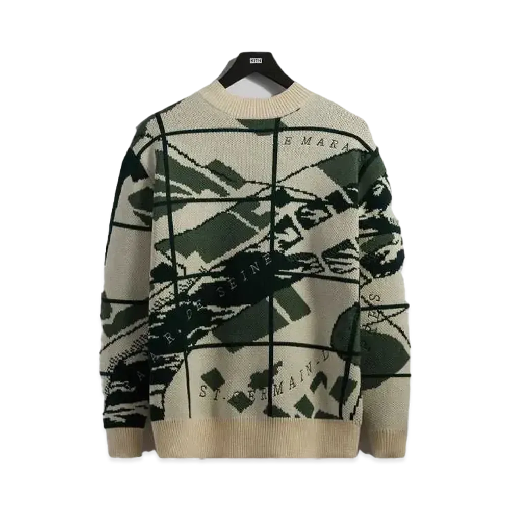 Kith Paris Atlas Crewneck "Sandrift"