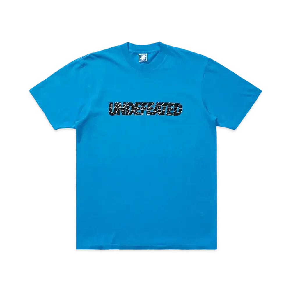 UNDEFEATED NET LOGO S/S TEE - 80252 "Blue"