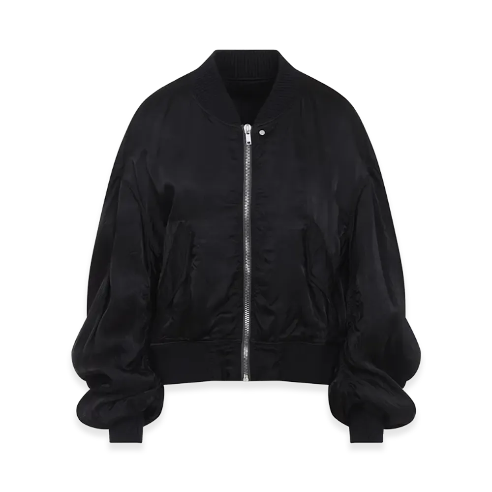 Rick Owens Women's Secchia Flight Bomber "Black"