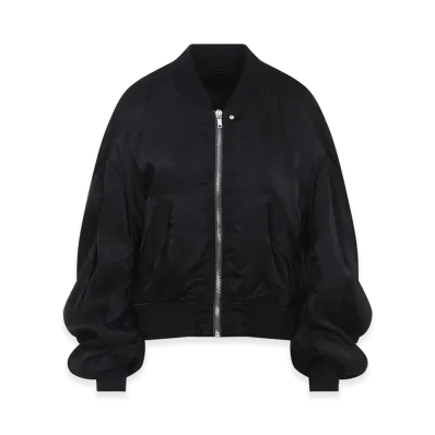 Rick Owens Women's Secchia Flight Bomber "Black"