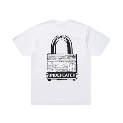 UNDEFEATED Lock S/S Tee "White"