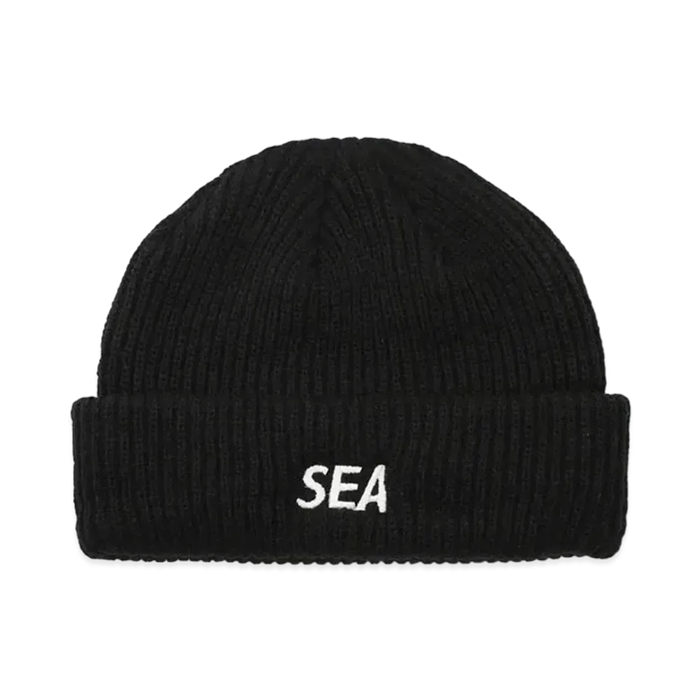 WIND AND SEA Sea Knit Cap "Black"