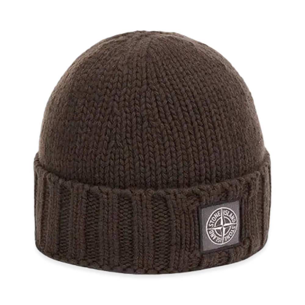 Stone Island N17B6 GEELONG WOOL "Dark Brown"