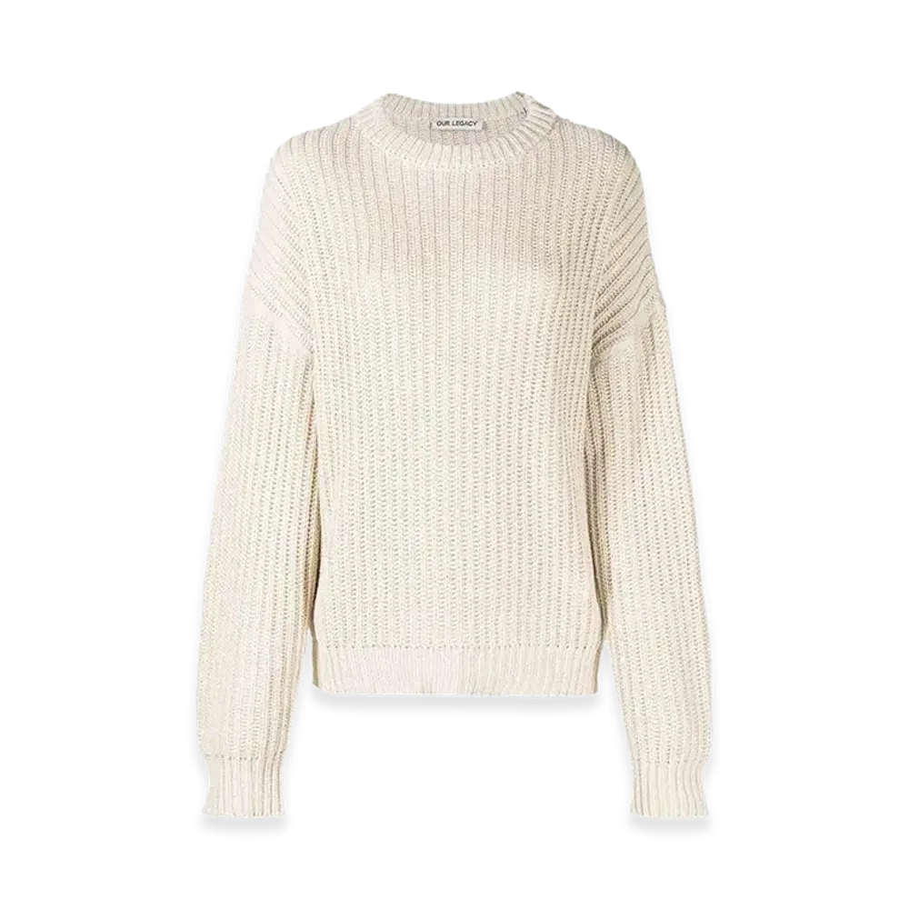 OUR LEGACY Women's Sonar Knit Jumper "Beige"