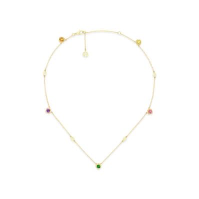 GUCCI Interlocking G Necklace With Gemstones